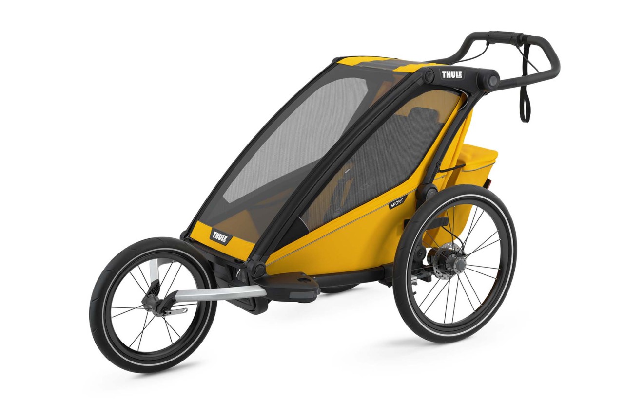 Thule Chariot Sport 1 child trailer, Spectra Yellow