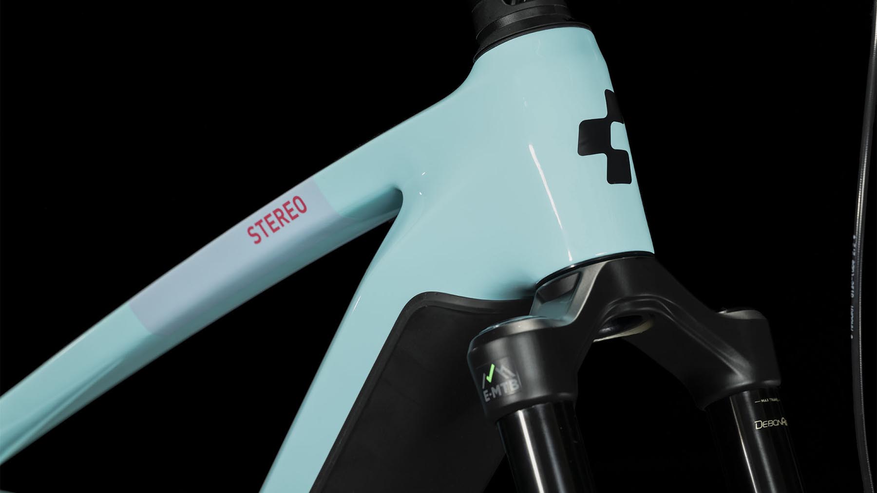 Cube Stereo Hybrid 160 HPC Race 750 27.5 iceblue n black E Bike Fully Mountainbike