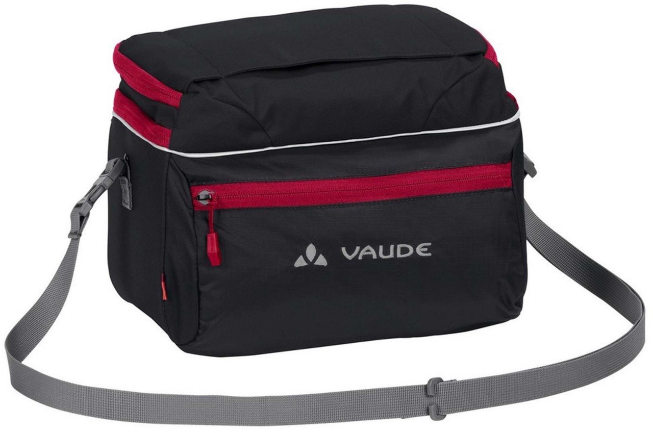 Vaude handlebar bag Road II - black/red