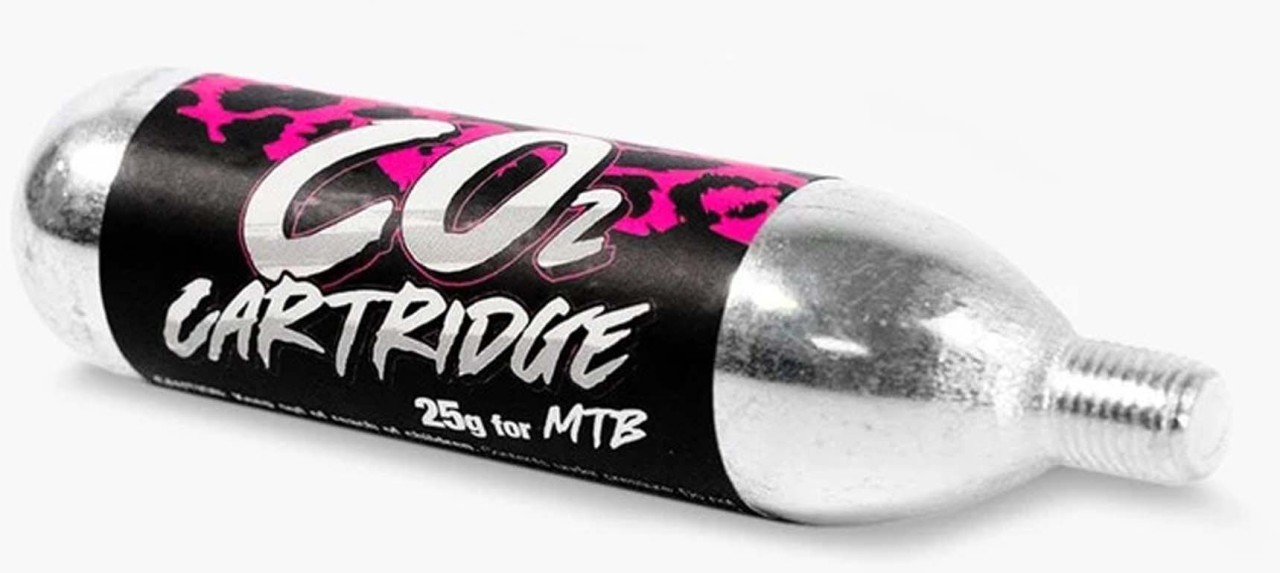 Muc-Off 25g CO? cartridge - refill for MTB tires