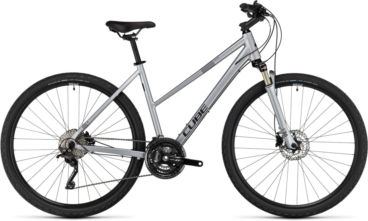 Cube Nature EXC polarsilver n black 2023 - Cross Bike Women