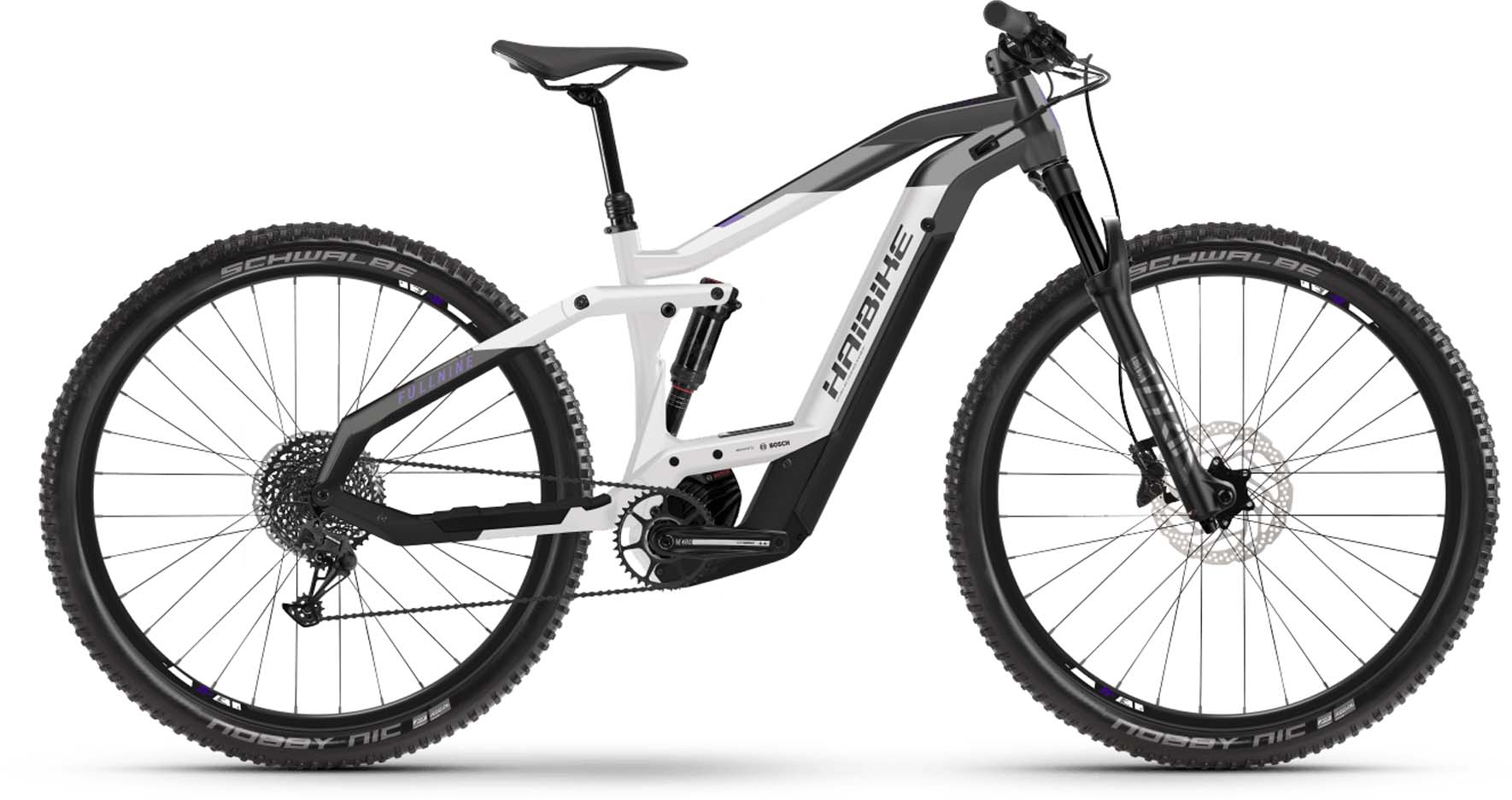 Haibike FullNine 8 anthr./white/black - E-Bike Fully MTB MHW