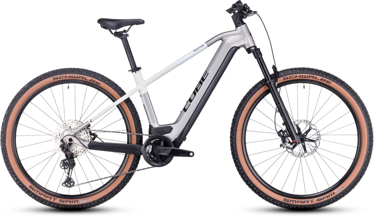 Cube Reaction Hybrid SLT 750 silver n cream 2023 - E-Bike Hardtail Mountainbike