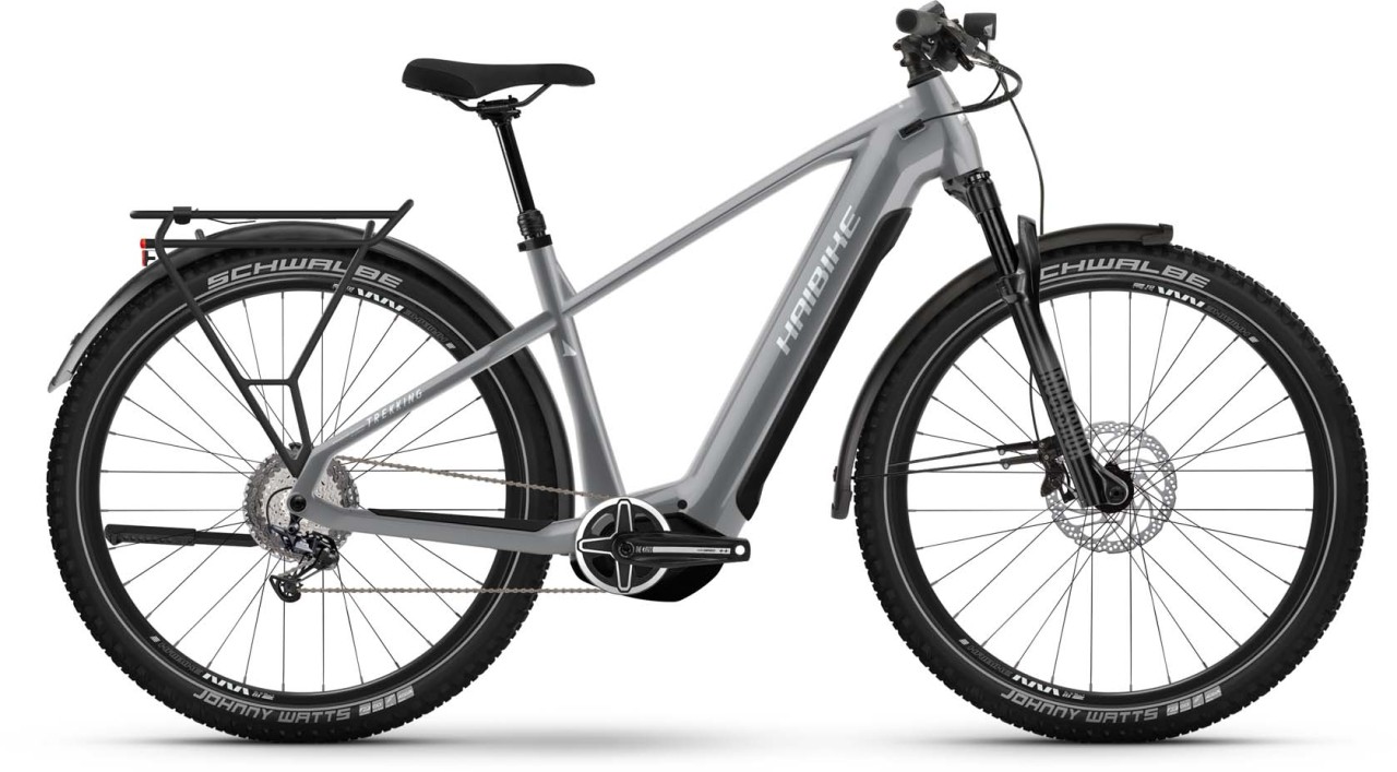 Haibike Trekking 7 urban grey/white gloss 2023 - Touring E-Bike Men