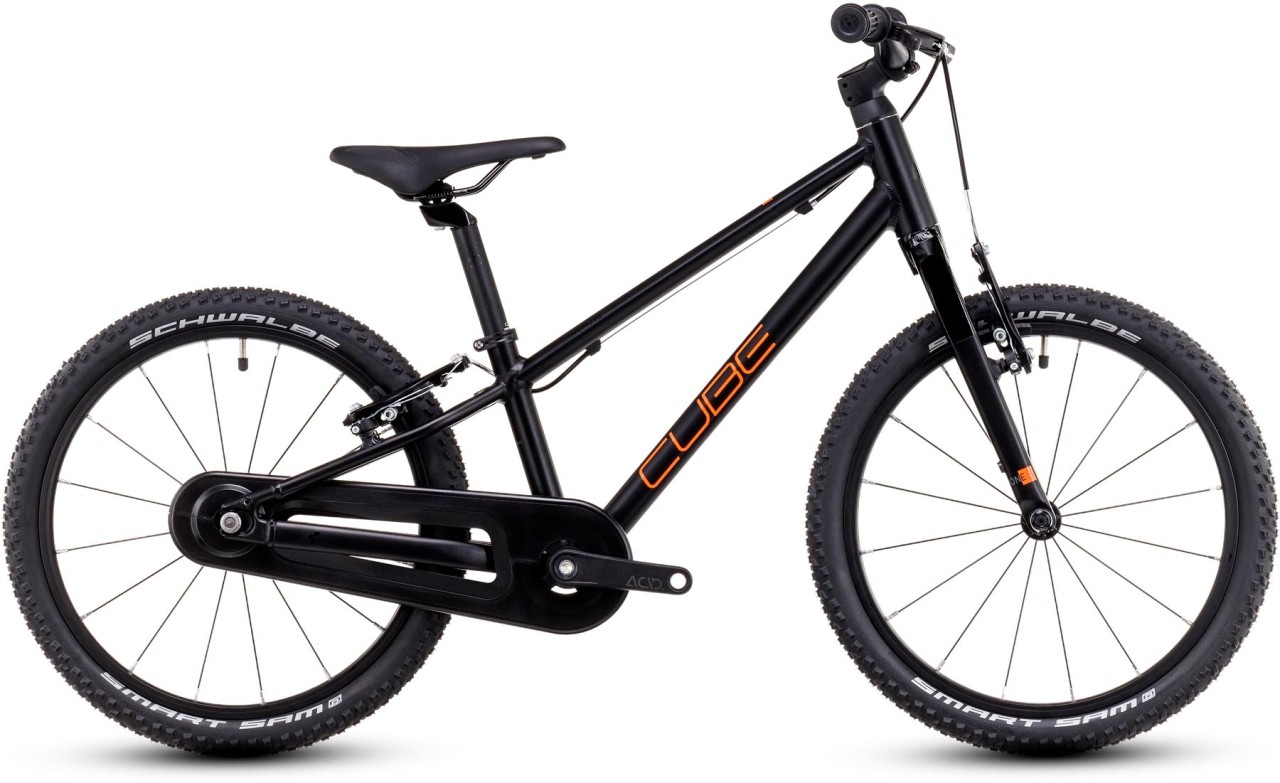 Cube Numove 180 black n orange 2024 - Kid Bike 18 Inches