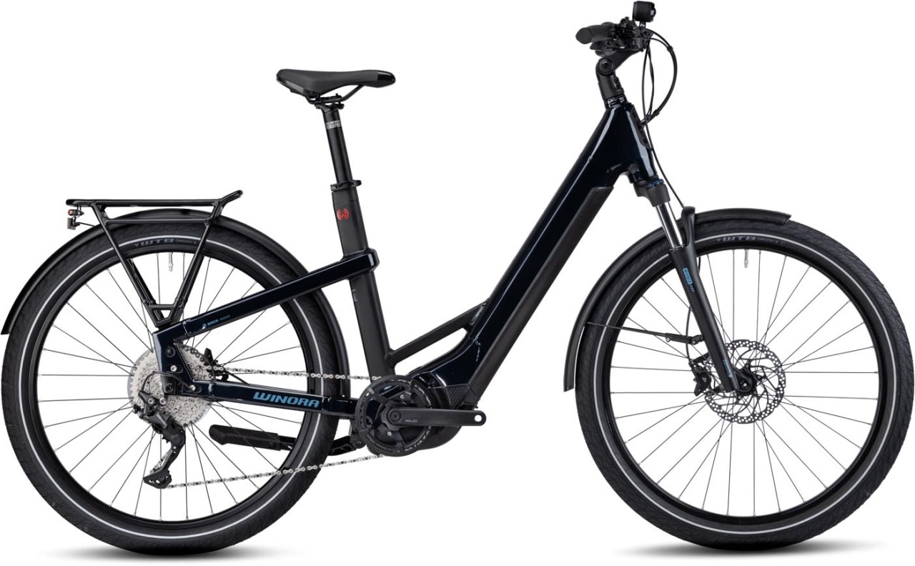 Winora Yakun 10 Darkblue 2023 - Touring E-Bike Easy Entry