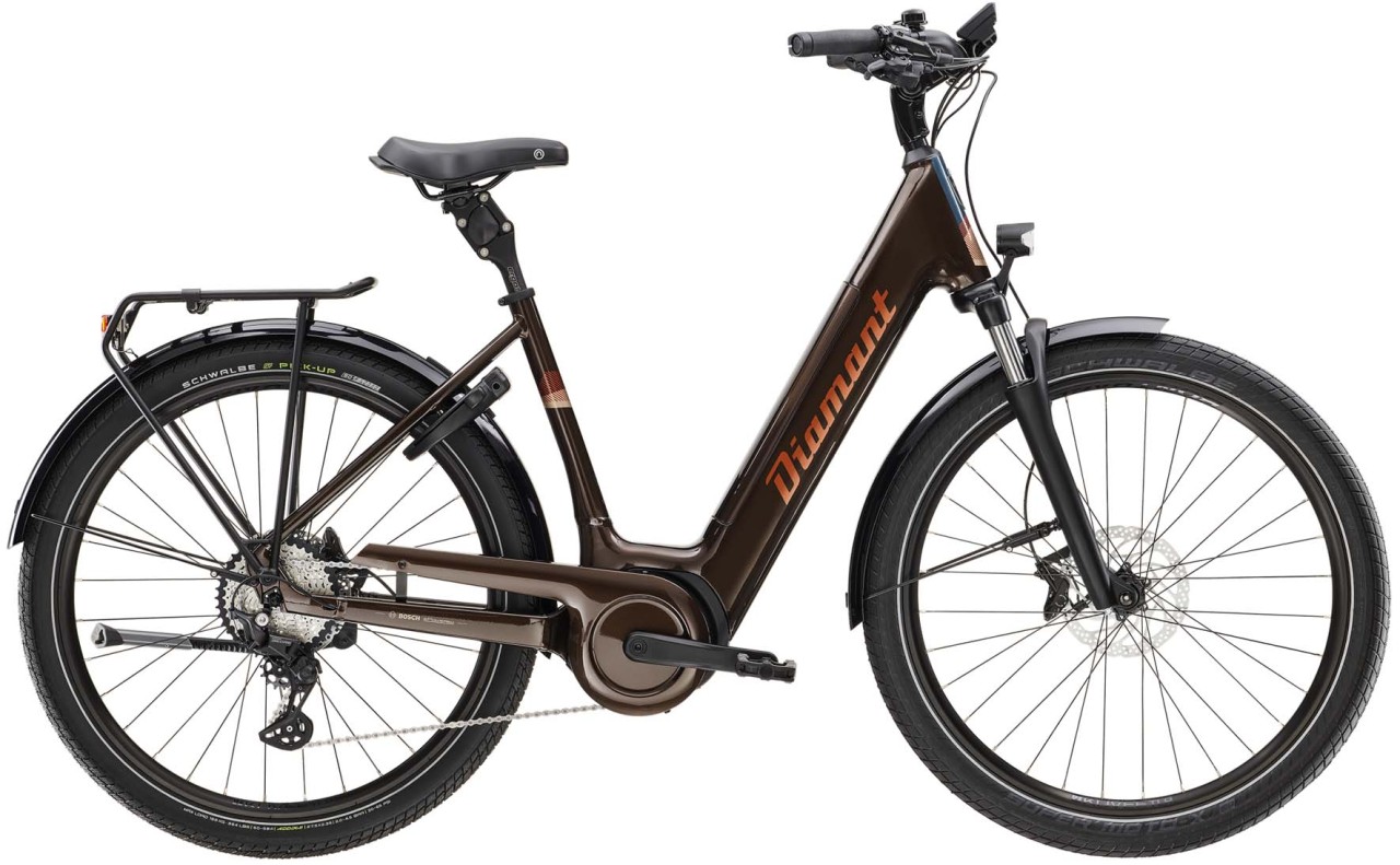 Diamant Mandara 160 Gen 3 TIE 545Wh Berninabraun Metallic 2023 - Touring E-Bike Easy Entry