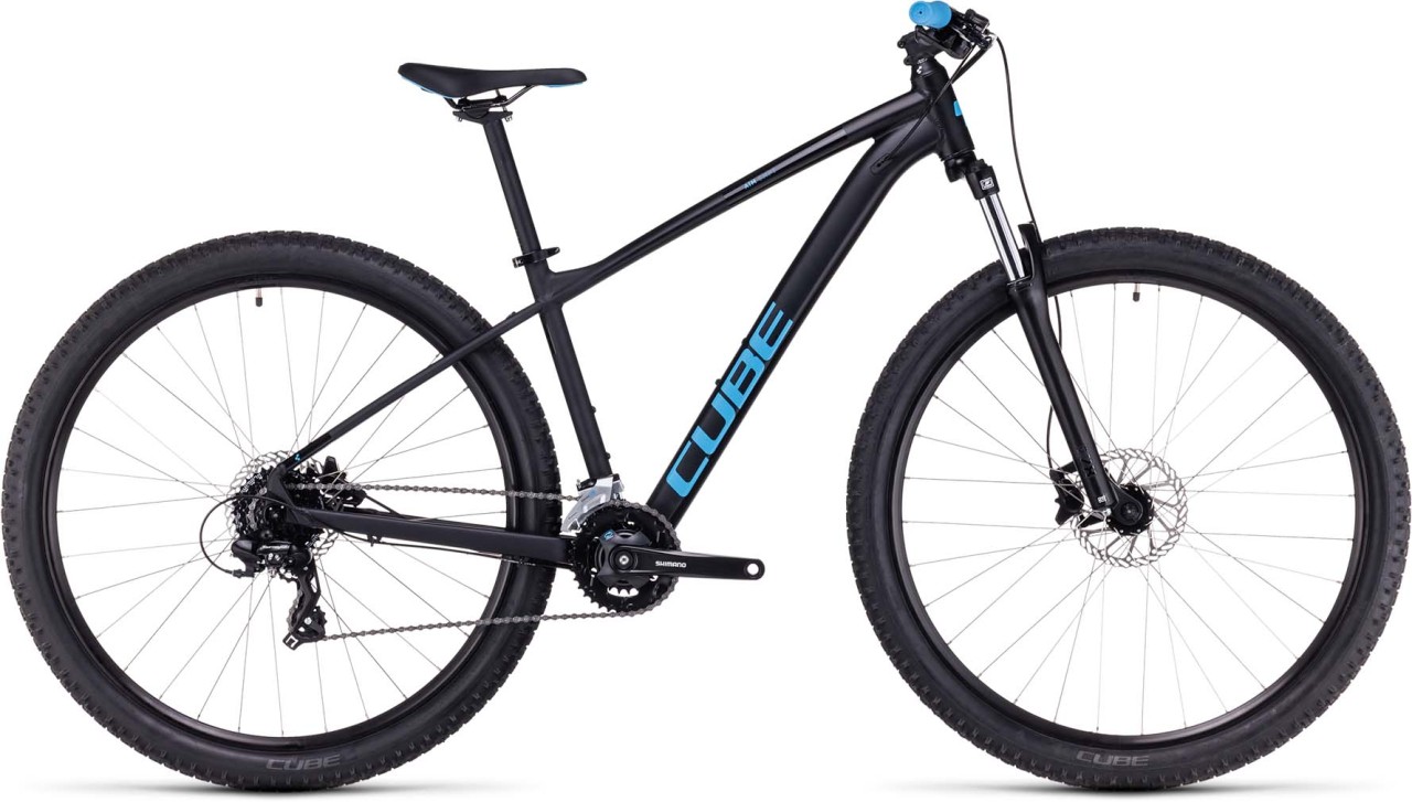 Cube Aim black n blue 2023 - Hardtail Mountainbike