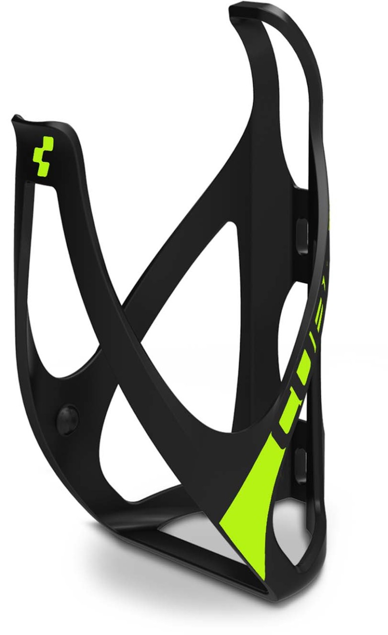 Cube Bottle cage HPP matt black n classic green