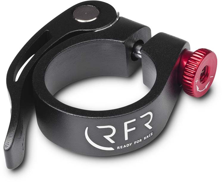 RFR Seat clamp with quick release 31.8 mm black n red