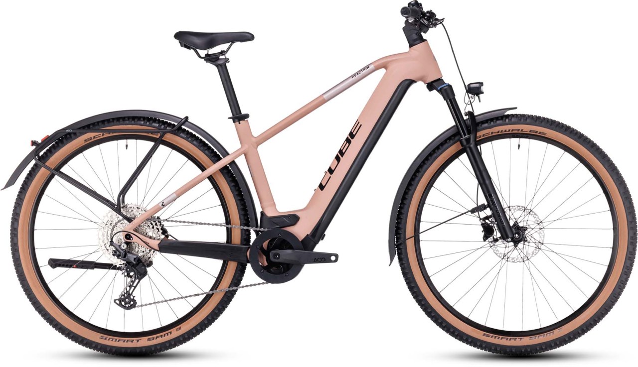 Cube Reaction Hybrid Pro 750 Allroad blushrose n silver 2023 - E-Bike Hardtail Mountainbike