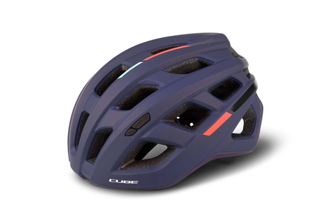 Cube Helmet ROAD RACE Teamline - blue'n'mint