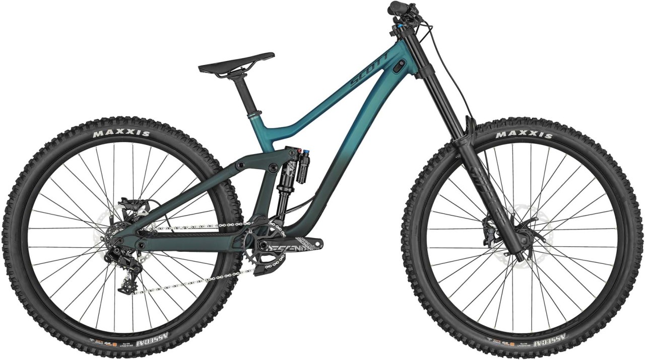 Scott Gambler 910 Light Naphta Green 2023 - Fully Mountainbike