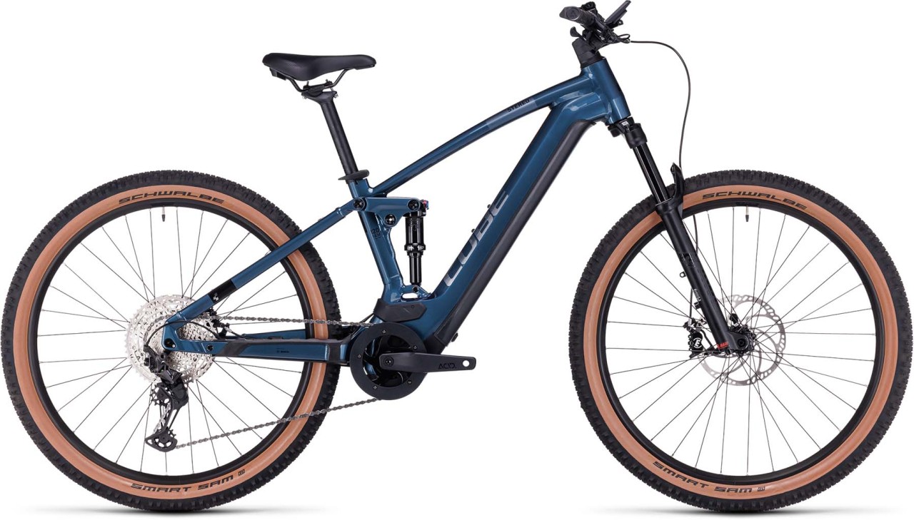 Cube Stereo Hybrid 120 Race 625 petrolblue n chrome 2023 - E-Bike Fully Mountainbike