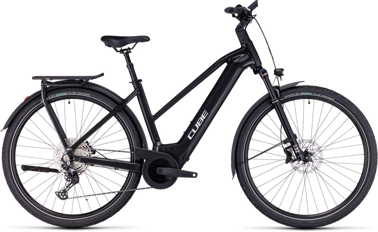 Cube Kathmandu Hybrid EXC 750 grey n silver 2023 - Touring E-Bike Women - with damages in paintwork