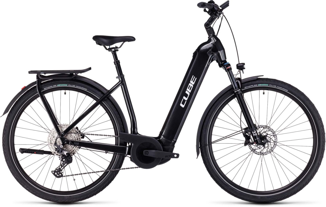 Cube Kathmandu Hybrid EXC 750 grey n silver 2023 - Touring E-Bike Easy Entry