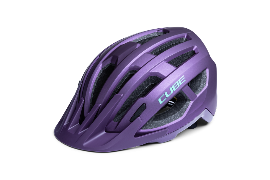 Cube Helmet OFFPATH purple