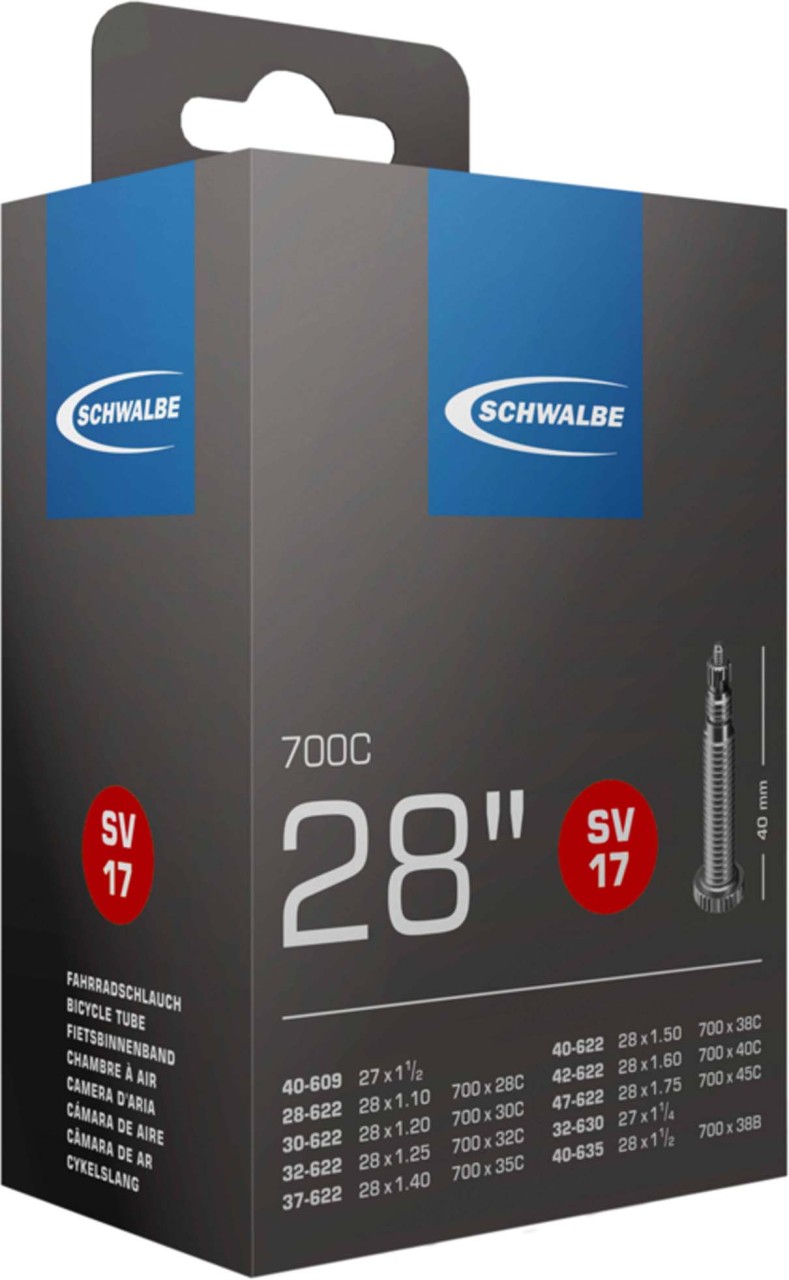 Schwalbe Tube No. 17 SV 28" 1/8-1.75 40 mm 28/47-622/635