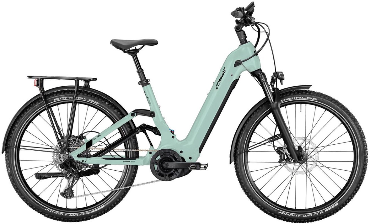 Conway Cairon C FS 2.0 625Wh mint matt 2025 - E-Bike Hardtail Mountainbike Easy Entry