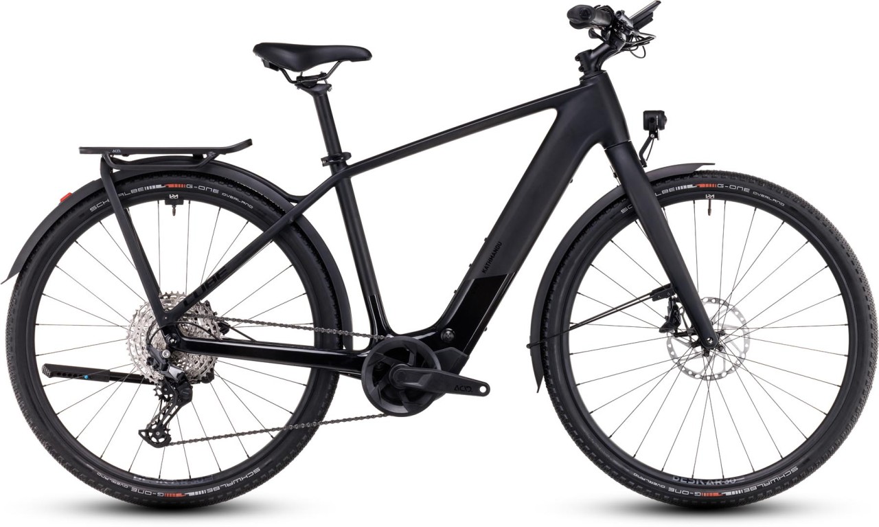 Cube Kathmandu Hybrid C:62 SLX 400X carbon n black 2025 - Touring E-Bike Men