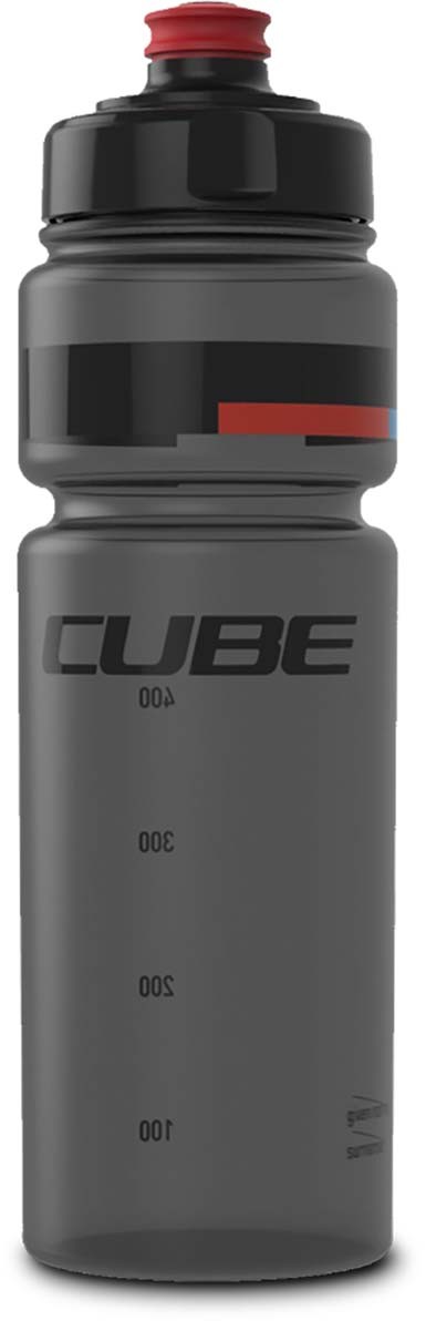 Cube Drinking bottle 0,75l TEAMLINE black n red n blue