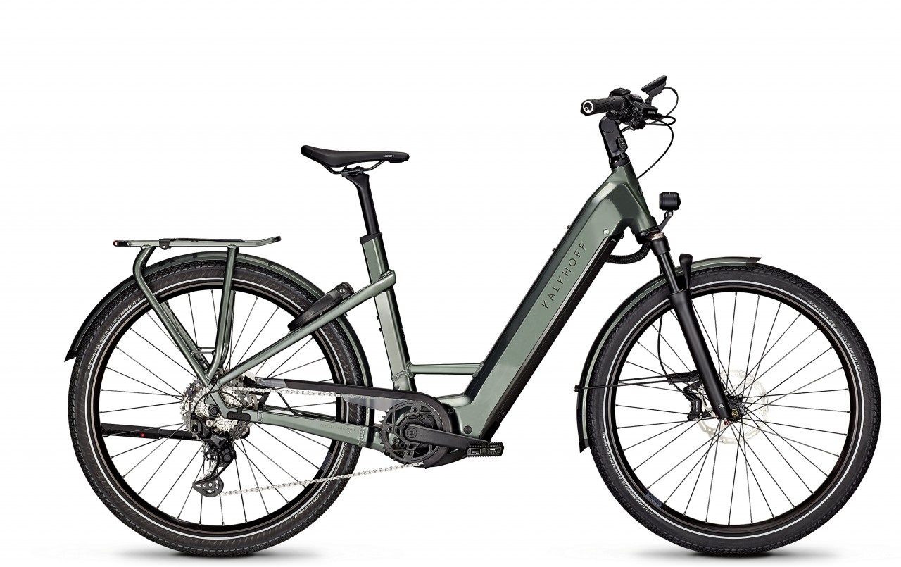 Kalkhoff Endeavour 7.B Move+ techgreen glossy 2023 - Touring E-Bike Easy Entry