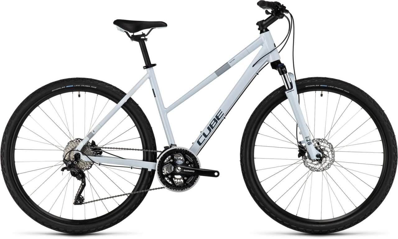 Cube Nature Pro frostwhite n grey Cross Bike Women
