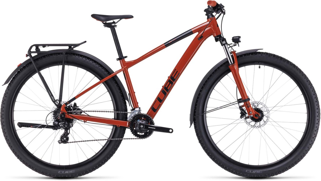 Cube Aim Allroad brickred n black 2023 - Hardtail Mountainbike - with damages in paintwork
