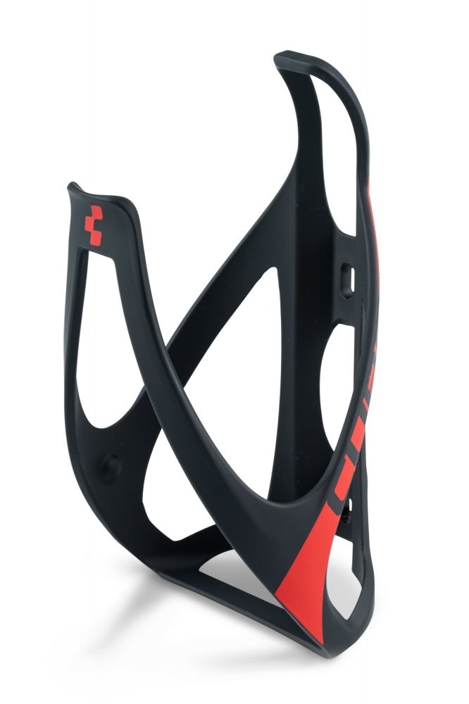 CUBE Bottle cage HPP - matt black'n'red