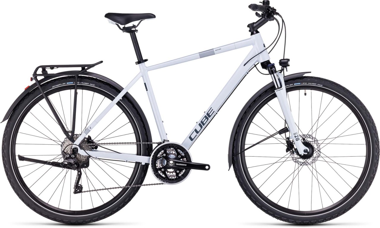 Cube Nature Pro Allroad frostwhite n grey 2023 - Cross Bike Men