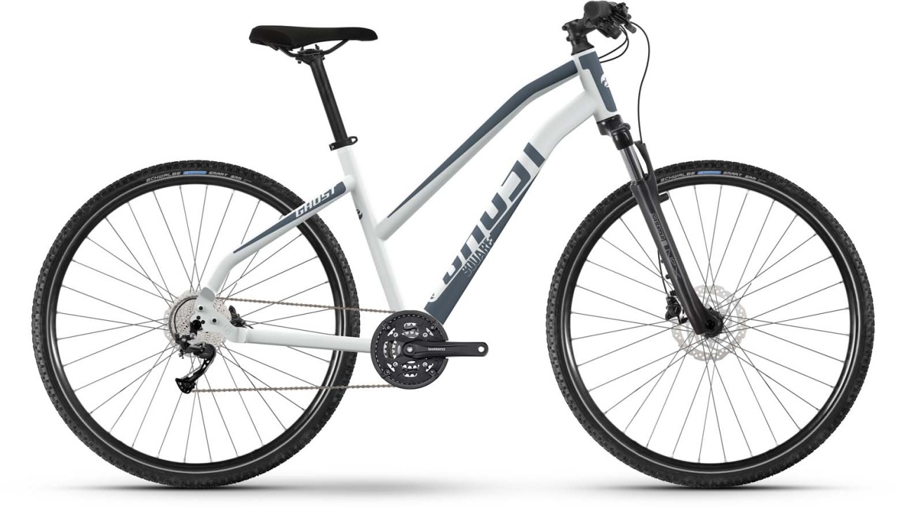 Ghost Square Cross Mid light grey / dark grey matt 2023 - Cross Bike Women