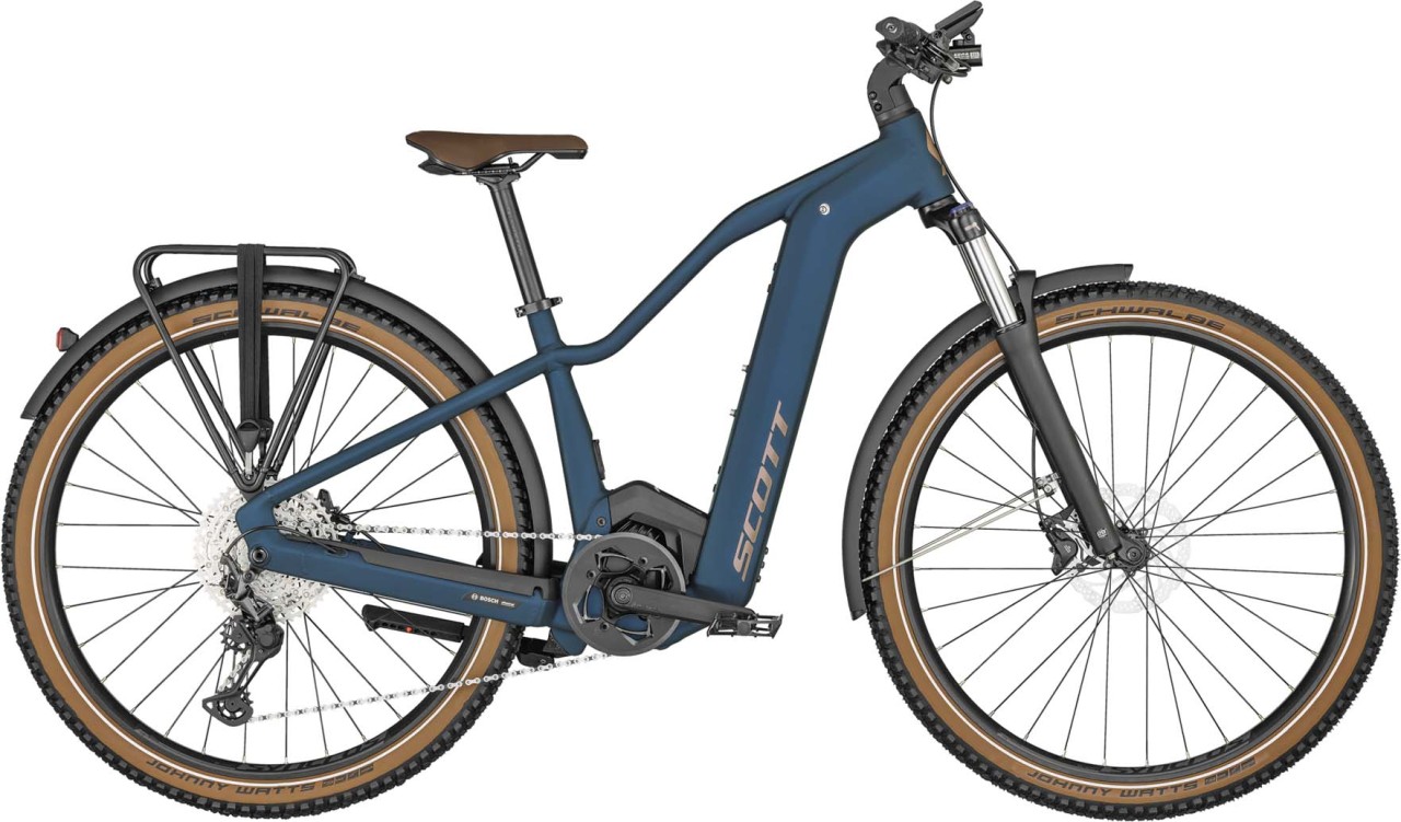 Scott Axis eRIDE 20 Lady Rift Blue 2023 - E-Bike Hardtail Mountainbike Touring Bike