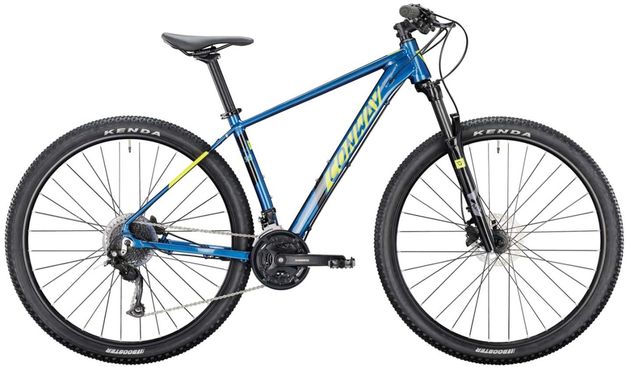 Conway MS 5.9 darkblue metallic / acid metallic 2022 - Hardtail Mountainbike