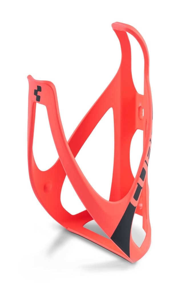 CUBE Bottle cage HPP - matt coral'n'black