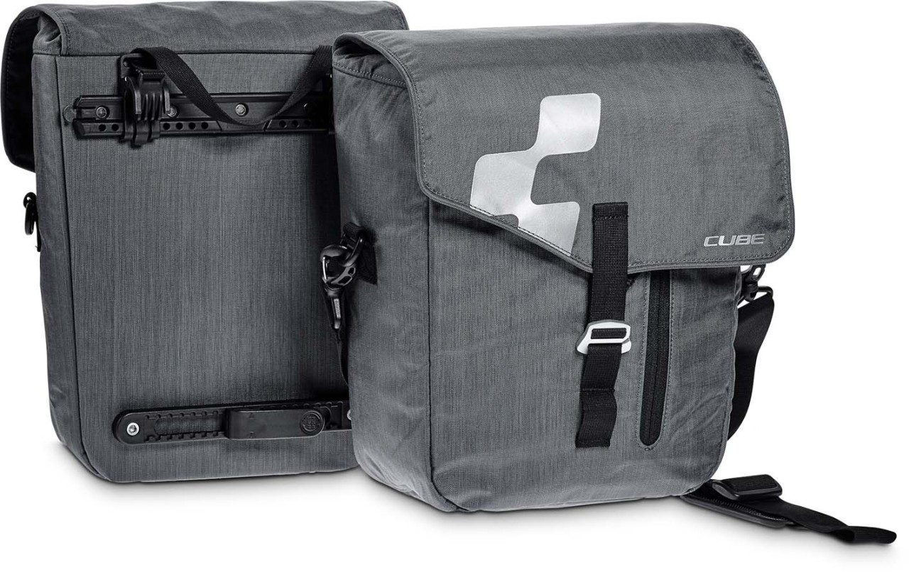 Cube Bicycle bag CITY (pair) anthracite
