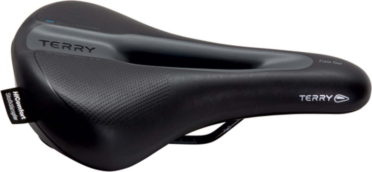 Terry Trekking Saddle Fisio Gel Max Touring Men, black