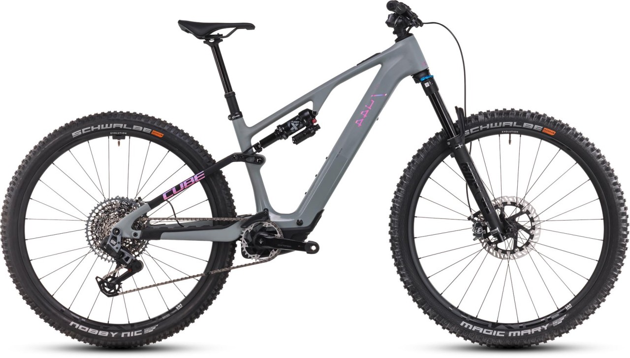Cube AMS Hybrid ONE44 C:68X TM 400X 29 swampgrey n purplereflex 2025 - E-Bike Fully Mountainbike - Demonstration Model