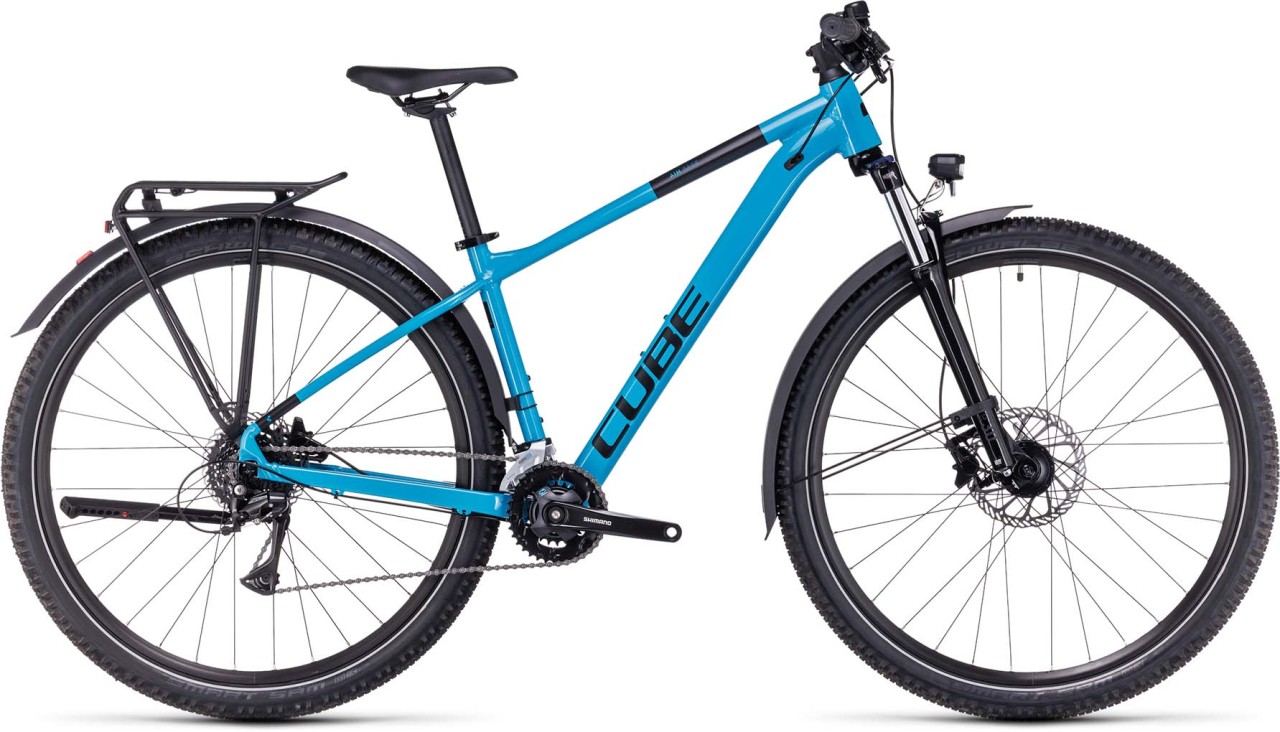 Cube Aim Race Allroad blue n black 2023 - Hardtail Mountainbike