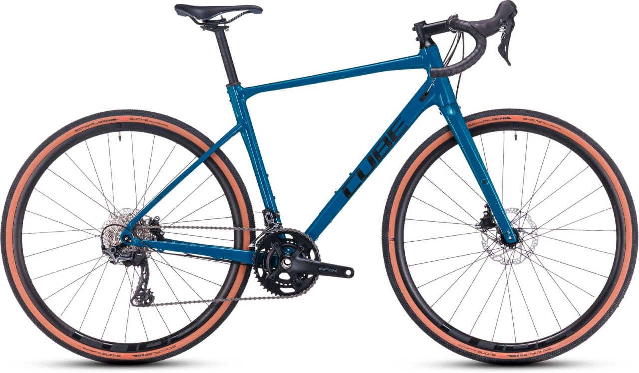 Cube Nuroad Race blue n black 2023 - Gravel bike
