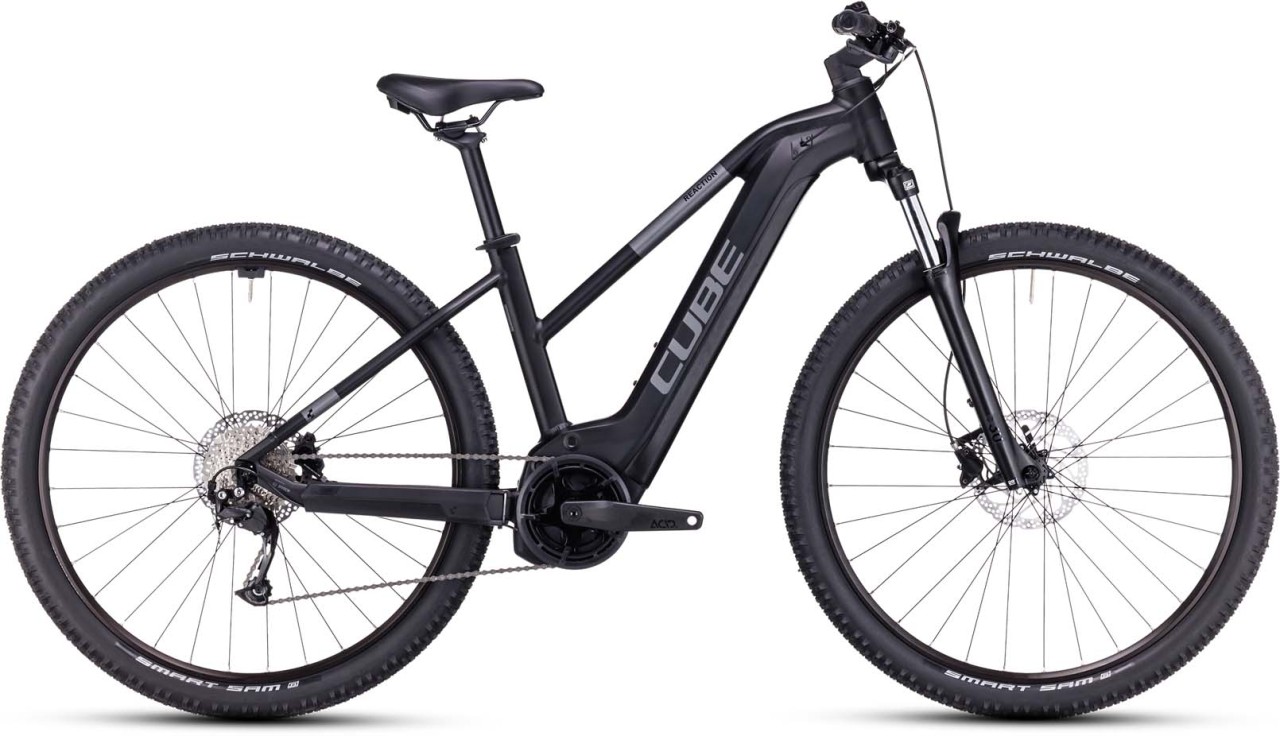 Cube Reaction Hybrid Performance 625 black n grey 2023 - Damen E-Bike Hardtail Mountainbike Women