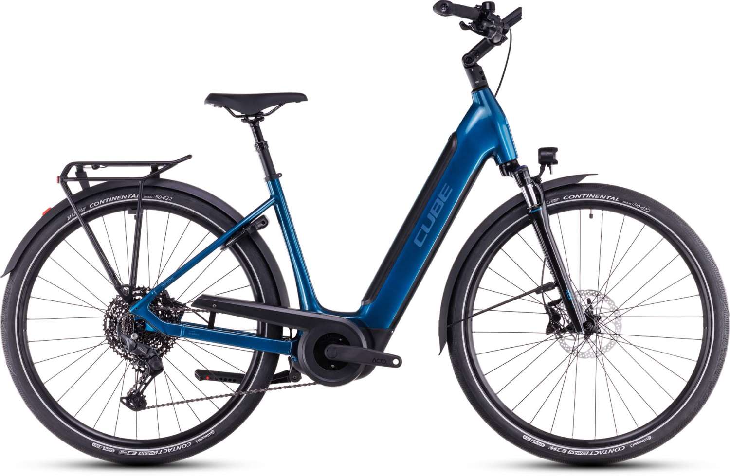 Cube Supreme Hybrid Pro 625 black n spectral 2025 Touring E Bike Easy Entry MHW