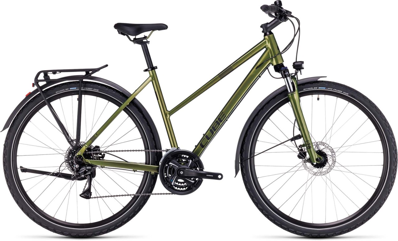 Cube Nature Allroad shinymoss n black 2023 - Cross Bike Women