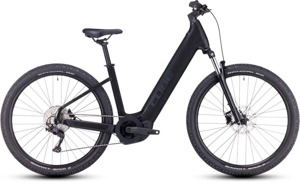 Cube Reaction Hybrid ONE 750 grey n black 2023 - E-Bike Hardtail Mountainbike Easy Entry