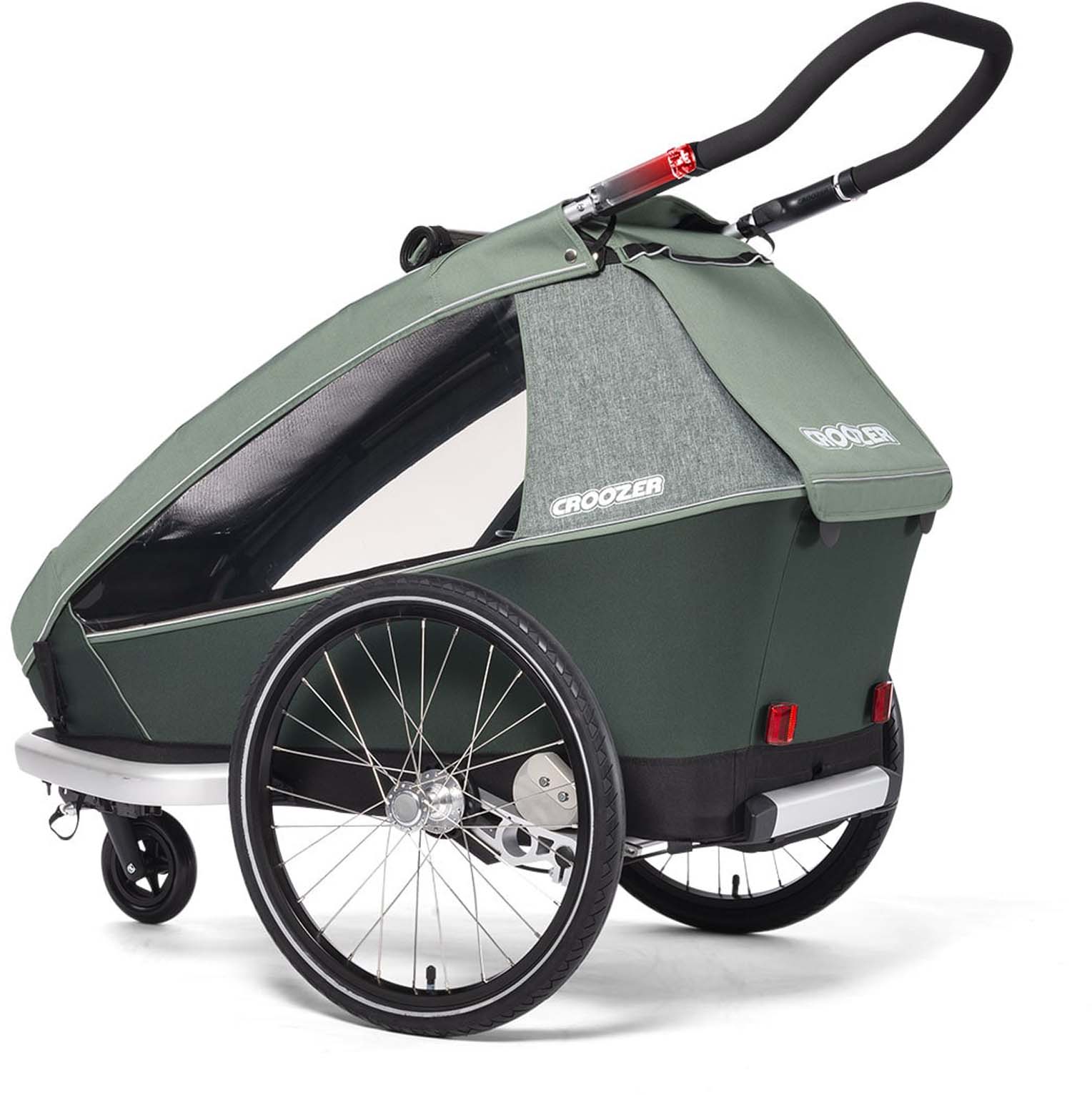 Croozer single bike best sale trailer