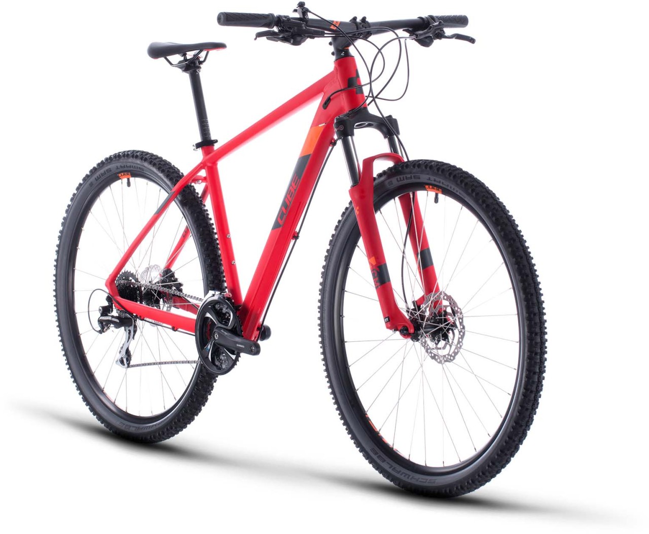Cube Aim Race red n orange 2020 - Hardtail Mountainbike