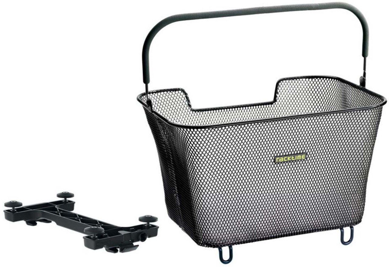 Racktime System Basket Baskit large 2.0, 43x31x29cm, black, 23ltr, Snapit 2.0