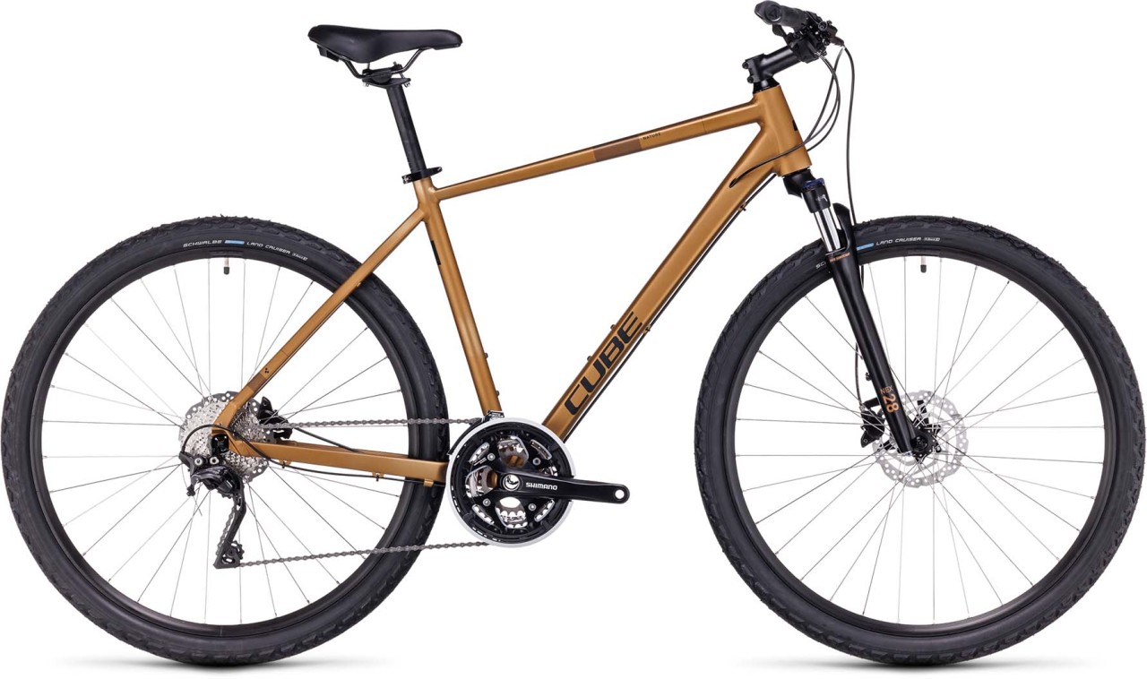 Cube Nature Pro gold n black 2023 - Cross Bike Men