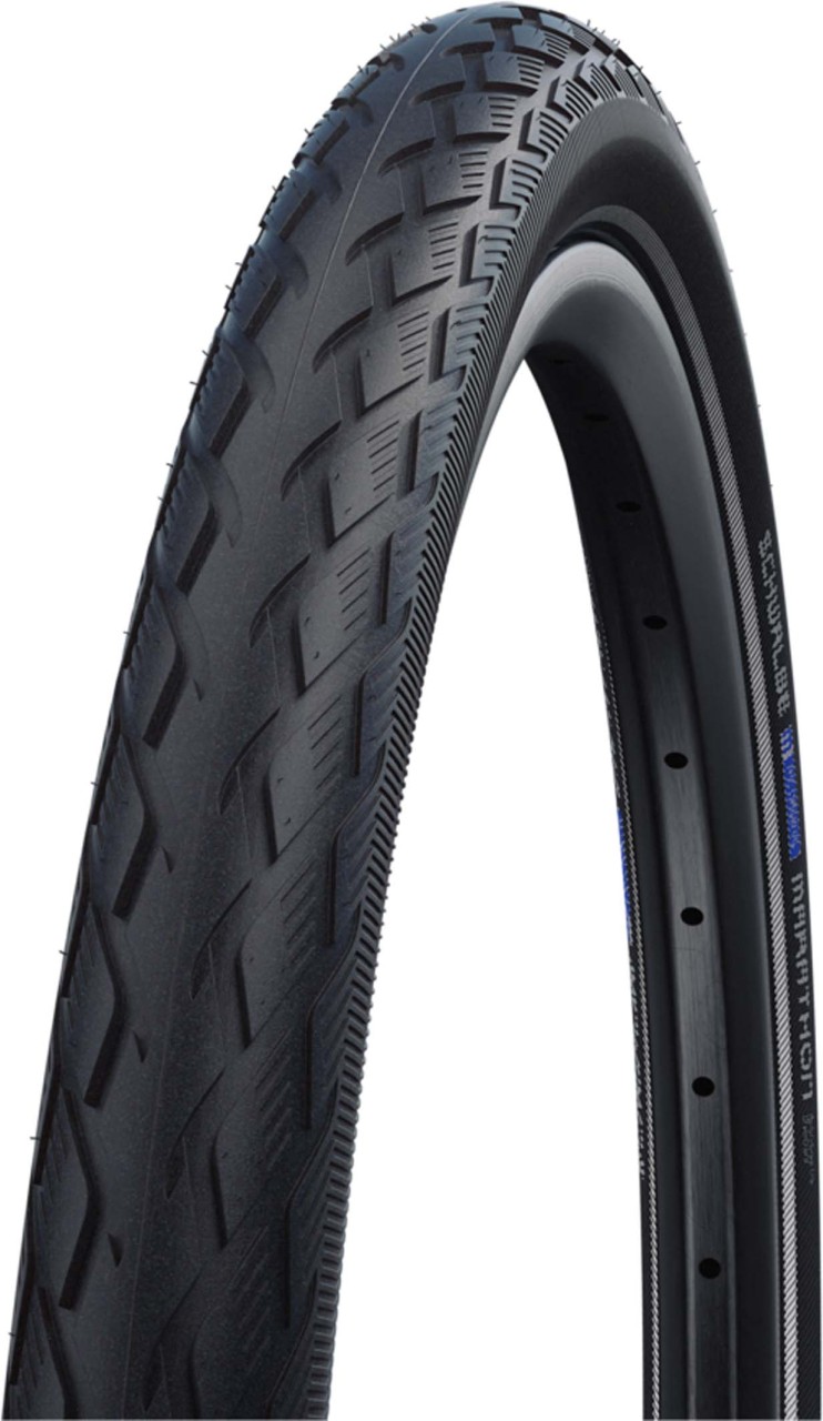 Schwalbe Bicycle tire Marathon Green Guard HS 420 28-622 28x1,10 700x28C, black reflex