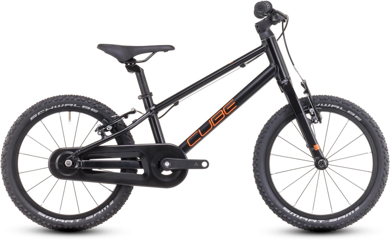 Cube Numove 160 black n orange 2024 - Kid Bike 16 Inches