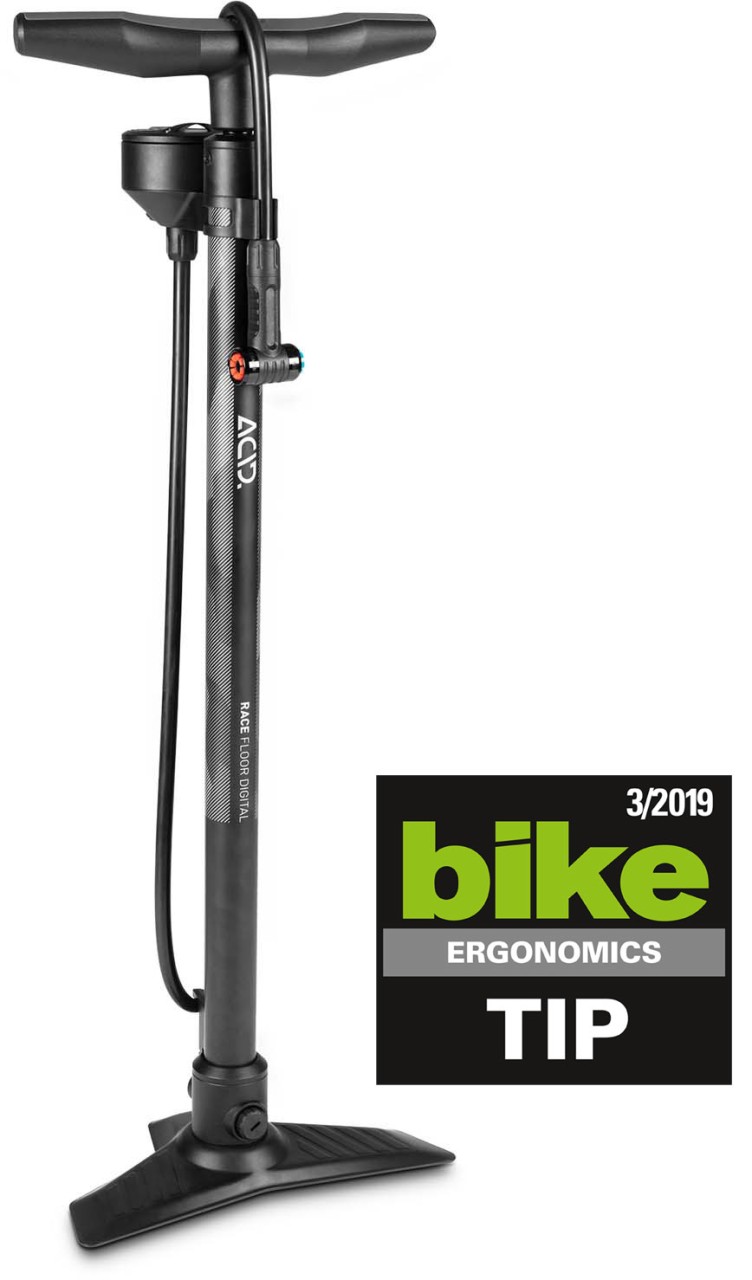 ACID Floor pump RACE FLOOR digital black